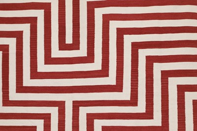 Lot 220 - A contemporary flat-weave carpet