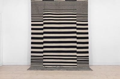 Lot 255 - A contemporary flat-weave wool carpet