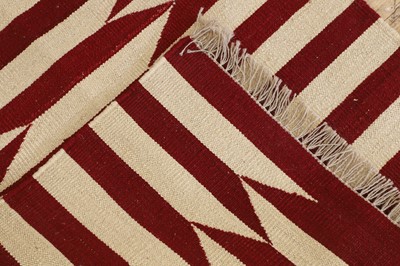 Lot 150 - A contemporary flat-weave wool runner