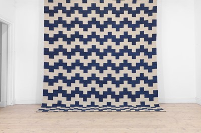 Lot 369 - A contemporary flat-weave carpet