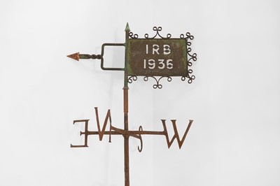 Lot 422 - An iron weathervane