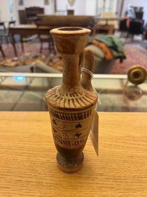 Lot 81 - A group of three Attic white ground pottery lekythoi