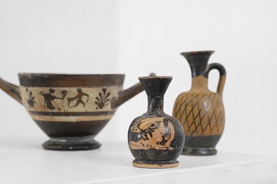 Lot 90 - A group of six small classical pottery vessels