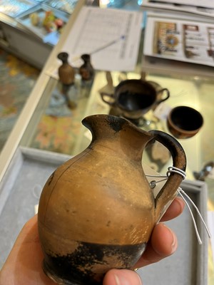 Lot 90 - A group of six small classical pottery vessels