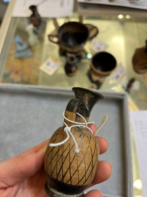 Lot 90 - A group of six small classical pottery vessels