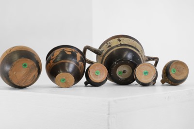 Lot 90 - A group of six small classical pottery vessels
