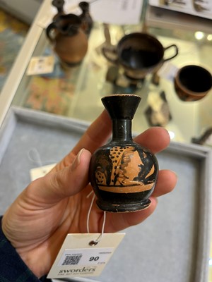 Lot 90 - A group of six small classical pottery vessels