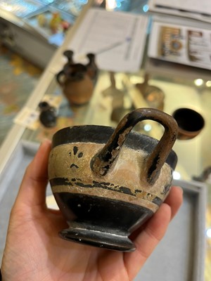 Lot 90 - A group of six small classical pottery vessels