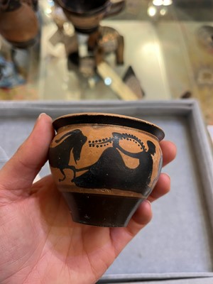 Lot 90 - A group of six small classical pottery vessels