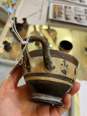 Lot 90 - A group of six small classical pottery vessels