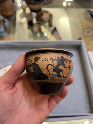 Lot 90 - A group of six small classical pottery vessels