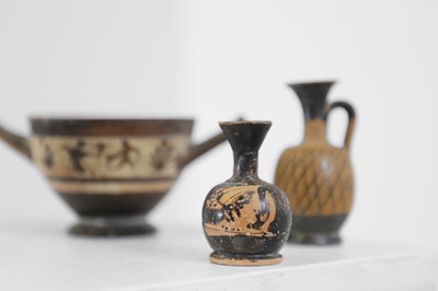 Lot 90 - A group of six small classical pottery vessels