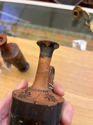 Lot 92 - A group of four Attic pottery lekythoi