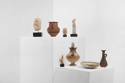 Lot 104 - A group of eight small Cypriot antiquities