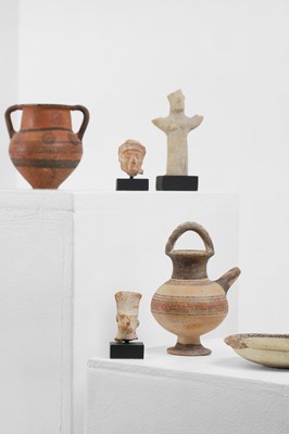 Lot 104 - A group of eight small Cypriot antiquities