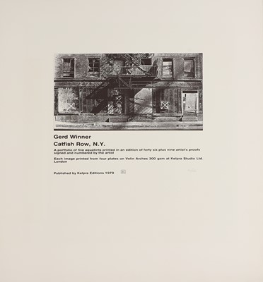 Lot 92 - Gerd Winner (German, b.1936)