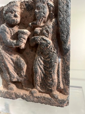 Lot 91 - A Gandaran schist frieze fragment