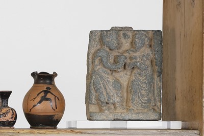 Lot 91 - A Gandaran schist frieze fragment