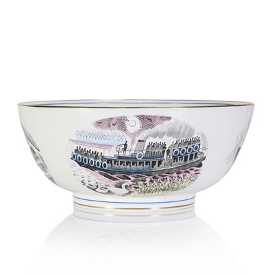 Lot 143 - A Wedgwood 'Boat Race' bowl