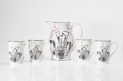 Lot 145 - A 'Garden Implements' lemonade set