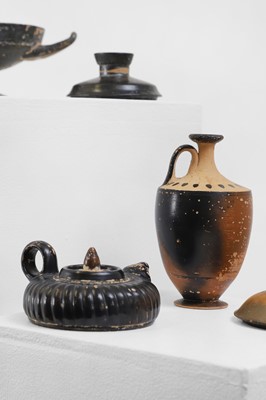 Lot 96 - A group of four Greek pottery vessels