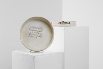 Lot 308 - Two pearlware char dishes