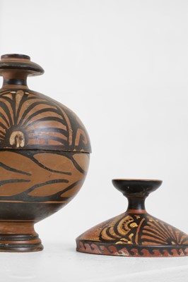 Lot 97 - A group of three Apulian pottery vessels