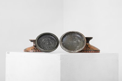 Lot 97 - A group of three Apulian pottery vessels