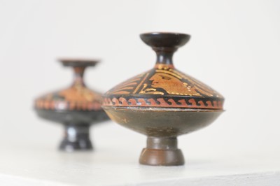 Lot 97 - A group of three Apulian pottery vessels