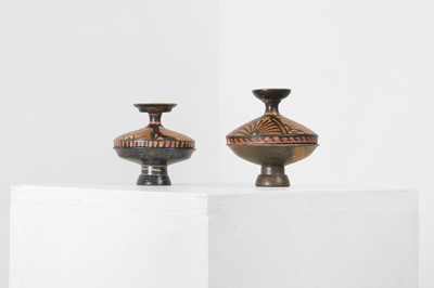 Lot 97 - A group of three Apulian pottery vessels