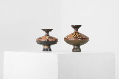 Lot 97 - A group of three Apulian pottery vessels