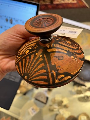 Lot 97 - A group of three Apulian pottery vessels