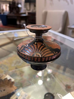 Lot 97 - A group of three Apulian pottery vessels