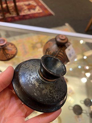 Lot 97 - A group of three Apulian pottery vessels