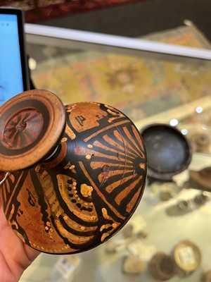Lot 97 - A group of three Apulian pottery vessels