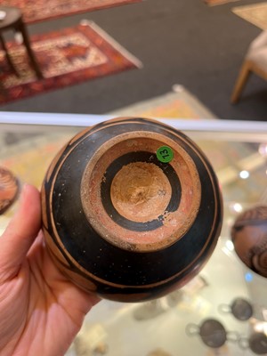 Lot 97 - A group of three Apulian pottery vessels