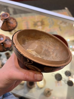 Lot 97 - A group of three Apulian pottery vessels