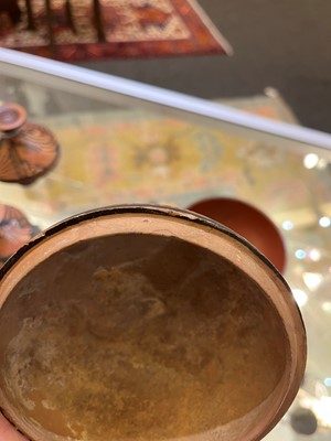 Lot 97 - A group of three Apulian pottery vessels