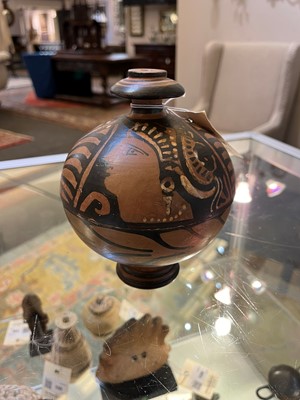 Lot 97 - A group of three Apulian pottery vessels