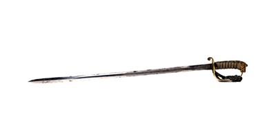 Lot 112 - A Victorian Naval Officer's sword