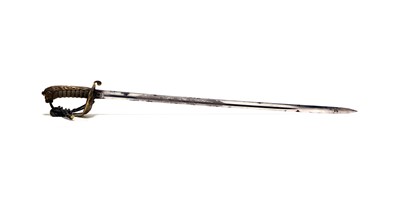 Lot 112 - A Victorian Naval Officer's sword
