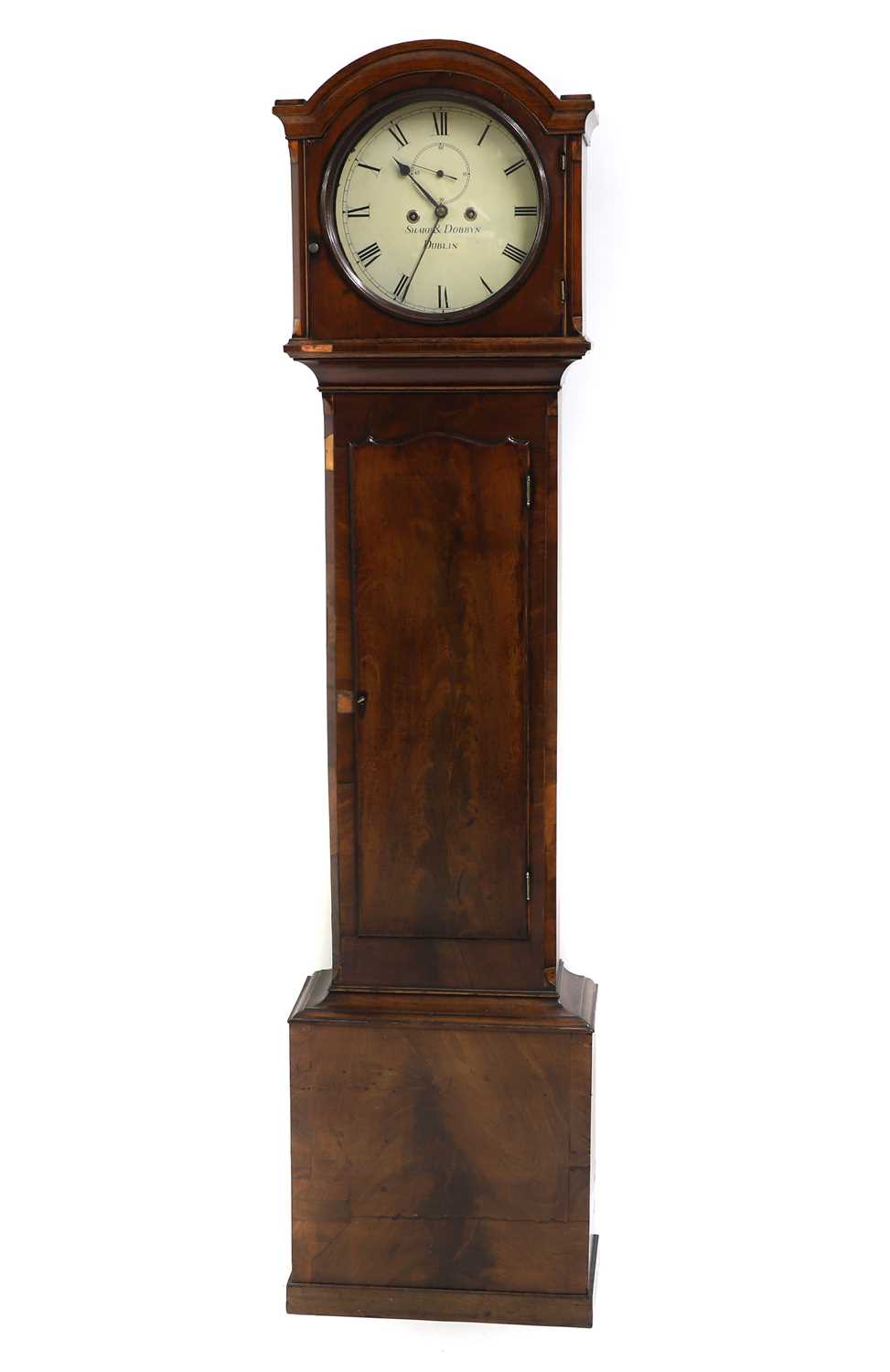 Lot 215 - A mahogany longcase clock