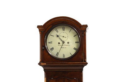 Lot 215 - A mahogany longcase clock
