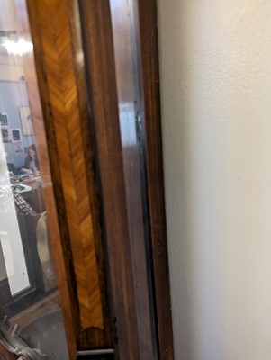Lot 213 - A rosewood Vienna regulator wall clock