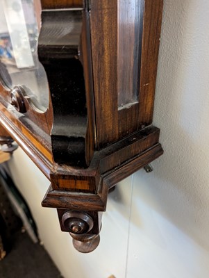Lot 213 - A rosewood Vienna regulator wall clock