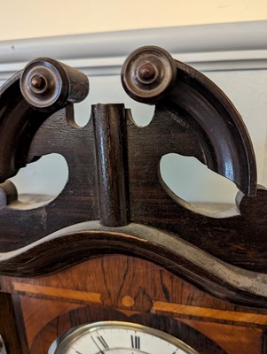 Lot 213 - A rosewood Vienna regulator wall clock