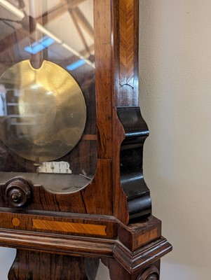 Lot 213 - A rosewood Vienna regulator wall clock