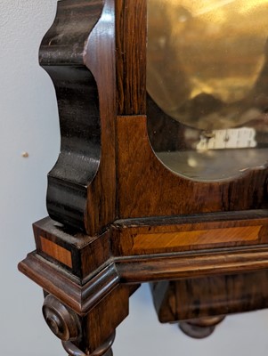 Lot 213 - A rosewood Vienna regulator wall clock
