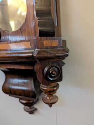 Lot 213 - A rosewood Vienna regulator wall clock