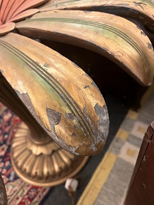 Lot 136 - A matched pair of gilt table bases